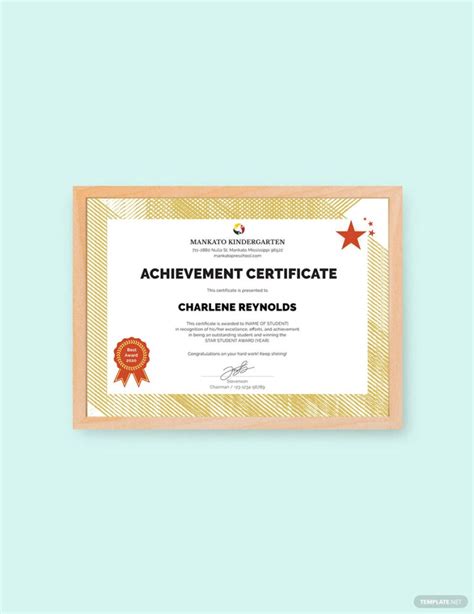 Achievement Certificates Templates Word – Design, Free, Download Inside Word 2013 Certificate ...