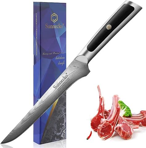 Sunnecko Coltello Da Filetto Coltello Damasco Coltello Da Cucina Da