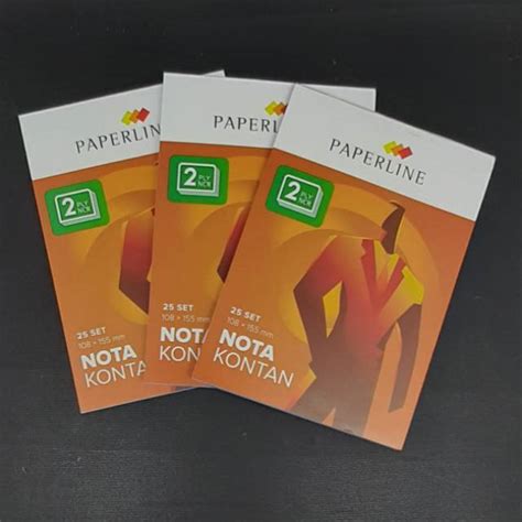 Nota Paperline Ncr 2ply Uk 14 Folio Shopee Indonesia