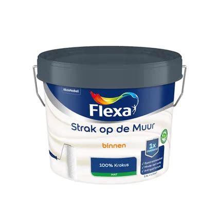 Flexa Strak Op De Muur Binnen Muurverf Mat Krokus Meng