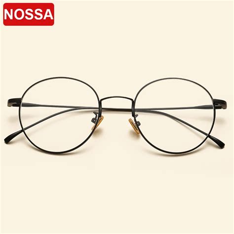 Nossa 2018 Round Vintage Designer Glasses Frames Women Men Retro Round Myopia Optical Frames