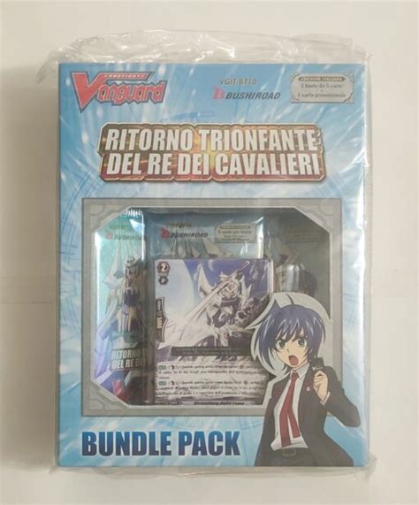 Vanguard Cardfight Bundle Pack Sigillato Ritorno Trionfante Del Re