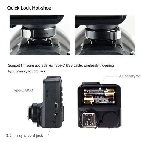 Godox X2 2 4 Ghz Ttl Wireless Flash Trigger For Olympus And Panasonic एक्सटर्नल कैमरा फ्लैश