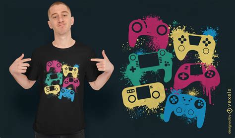 Gaming T Shirt Designs Graphics & More Merch