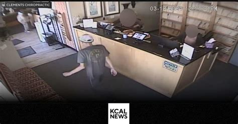 Chiropractic Office Surveillance Video Shows Sexual Assault Suspect Wandering Into The Business