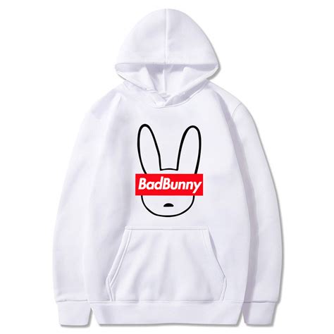 Bad Bunny Hoodies - Bad Bunny Logo Hoodie BBM0108 | Bad Bunny Store