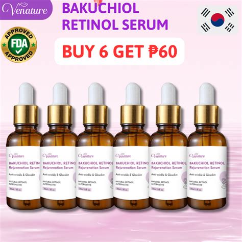 Venature Bakuchiol Retinol Serum Whitening Serum Anti Aging Reduces