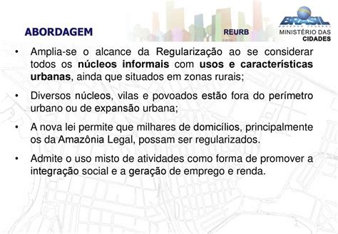 Regulariza O Fundi Ria Urbana Ppt Carregar