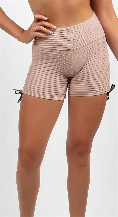 Gym Shorts Anti Cellulite Honeycomb Scrunch Booty Lift Top Rio Shop