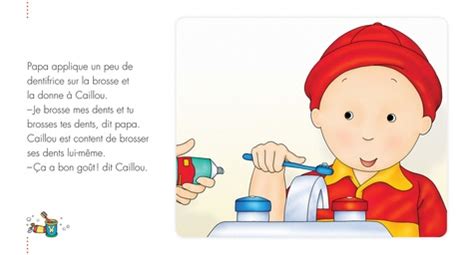 Caillou Se Brosse Les Dents Sarah Margaret Johanson Livres Furet