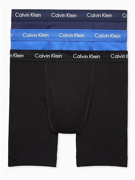 Calvin Klein Men S Cotton Stretch Multipack Boxer Briefs Black Size