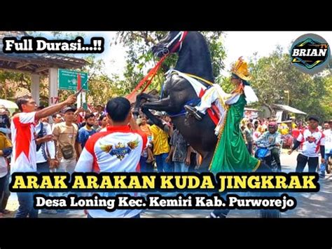 Arak Arakan Khataman Desa Loning Kec Kemiri Kab Purworejo YouTube