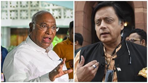 Leaders Like Kharge Can T Bring Change Shashi Tharoor Oneindia News