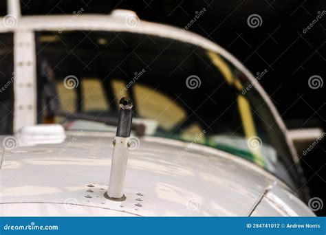 Pitot Static System In The Modern Plane Stock Photo