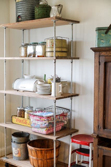 Industrial Shelving DIY - Industrial - Kitchen - Columbus - by Julie ...