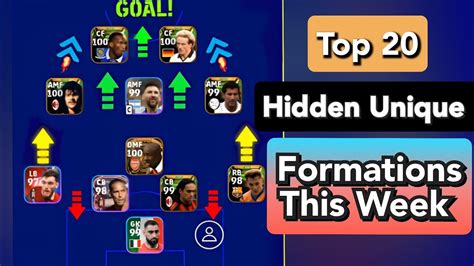 All Formation Update This Week In Efootball 2023 Mobile Pes 4 2 4