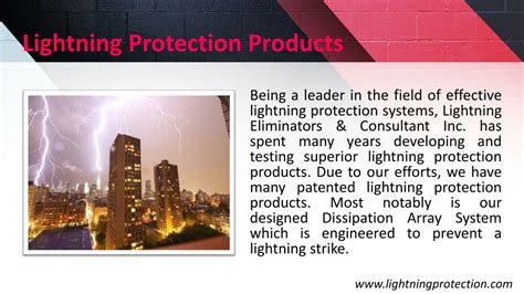 Ppt Patented Lightning Protection Products Powerpoint Presentation