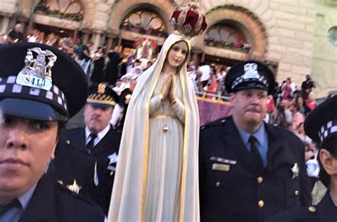 The Charisma Of The Pilgrim Virgin Statue Of Fatima