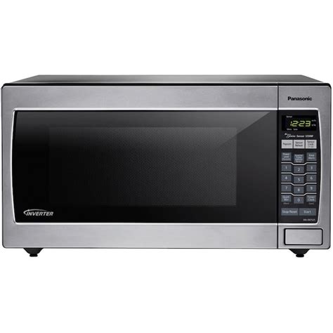 Panasonic 12 Cu Ft 1200 Watt Countertop Microwave Stainless Steel