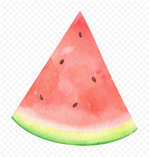 Watermelon Piece Watercolor Png Citypng