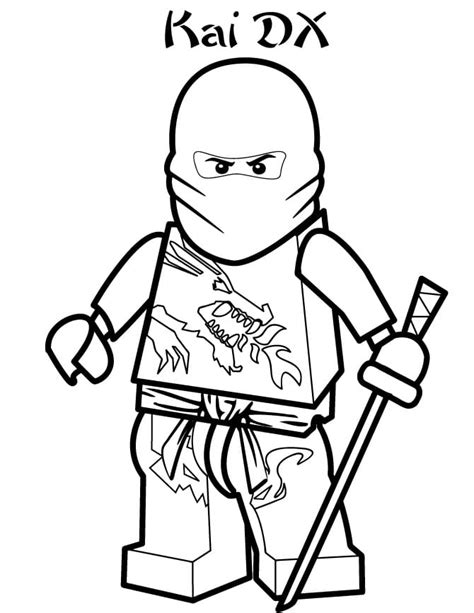 Ninjago Valentine's Day Coloring Page - Free Printable Coloring Pages for Kids