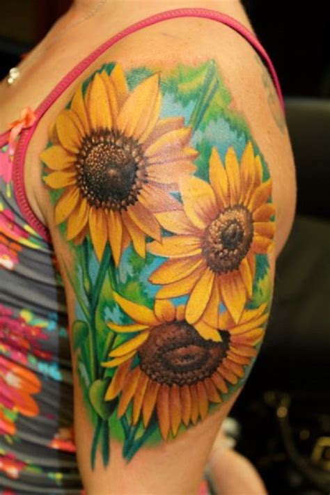 50 Amazing Sunflower Tattoo Ideas For Creative Juice