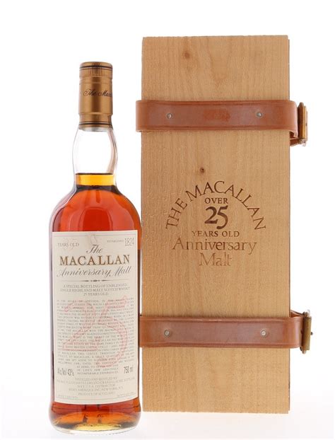 Buy Macallan 25 Year Old Anniversary Malt 1970 By The Macallan Flask