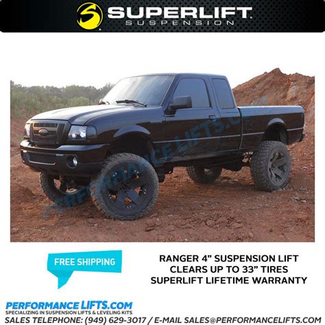 Superlift 1998-1999 Ford Ranger 4x4 3-4" Lift Kit # K357