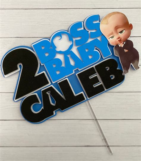 Boss Baby Cake Topper Clip Art