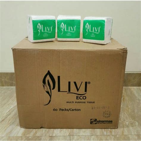 Jual Tissue Livi Pop Up Eco Multipurpose Shopee Indonesia