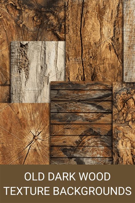 Old Dark Wood Texture Backgrounds Masterbundles