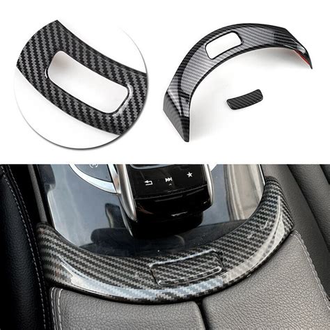 Center Armrest Box Buttons Panel Cover For Mercedes Benz C GLC Class