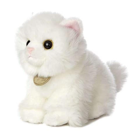 Игрушка мягкая Aurora Кошка Белая купить по цене 999 ₽ в интернет ...