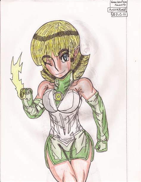 Green Lantern Arisia Rrab fanart by Gr4D3s on DeviantArt