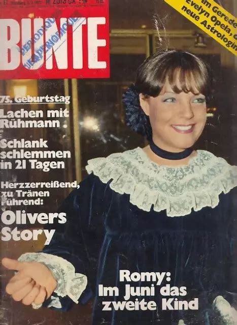 BUNTE ROMY SCHNEIDER SONJA Von Norwegen Raquel Welch EUR 22 00