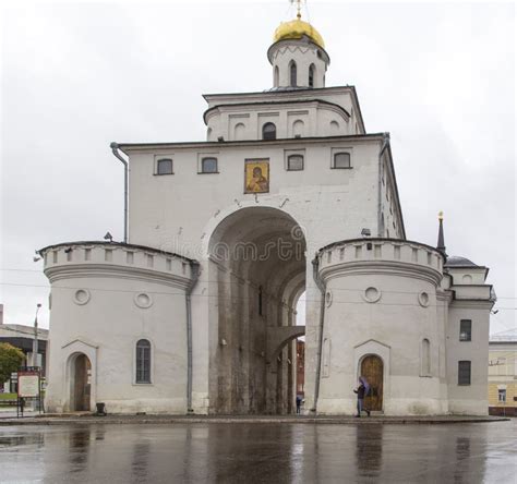 Golden Gate In Vladimir Russian Federation Editorial Image Image Of