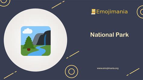 🏞 Meaning National Park Emoji Copy And Paste