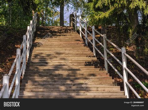 Staircase Wooden Steps Image And Photo Free Trial Bigstock