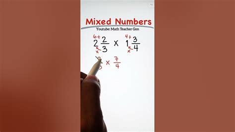 Multiplying Mixed Numbers Mathteachergon Mixednumbers Fractions