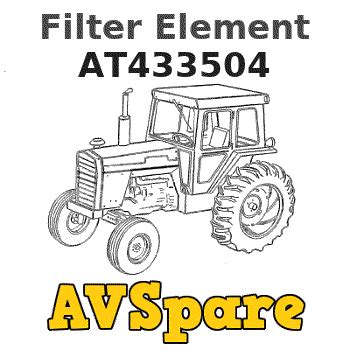 Filter Element AT433504 - Deere | AVSpare.com