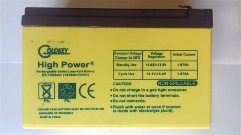 12 Volt Mini High Power Battery