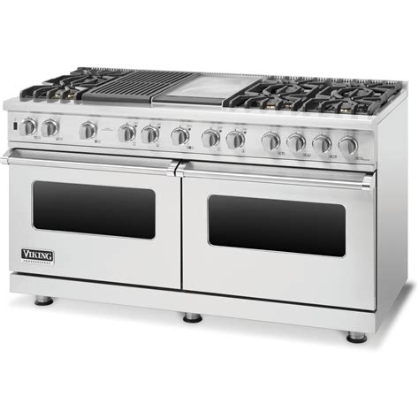 Viking Professional 5 Series 60 Inch 6 Burner Dual Fuel Natural Gas