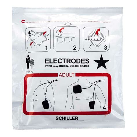 Schiller Fred Easy AED Elektroden Voor Volwassenen AED Partner Shop