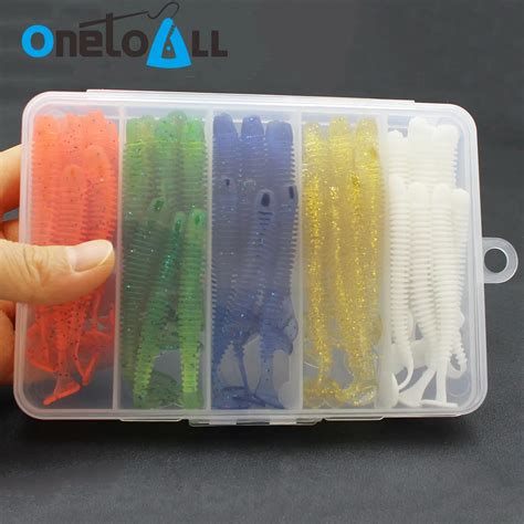 ONETOALL Leurre souple en silicone avec queue de pagaie appât Élde