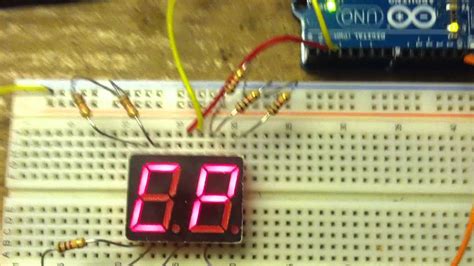 Arduino 2 Digit 7 Segment Display Youtube