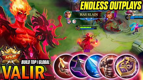 Valir Unlimited Outplay Enemies Best Strategic MLBB GAMEPLAY Build