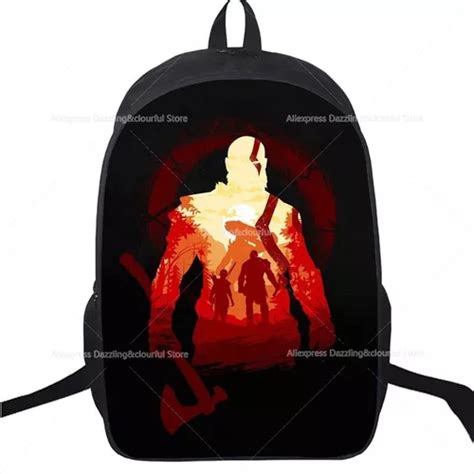 Mochila Infantil God Of War Ragnarok Kratos Para Estudiantes Cuotas