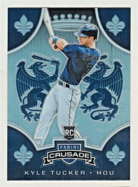 2019 Panini Chronicles CRUSADE PRIZM REFRACTOR 5 KYLE TUCKER RC Rookie