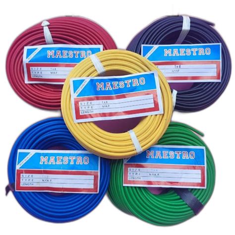 Jual Kabel Serabut Tunggal NYAF Kabel Body 4mm X 25 Meter Maestro