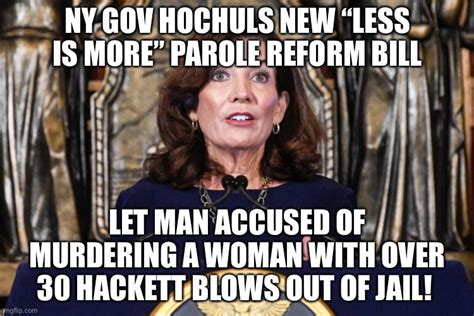 New York Gov Hochuls New Parole Law Results In Accused Hatchet